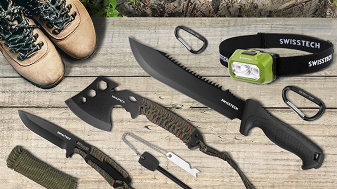 ชุดเครื่องมือ Swiss plus Tech Outdoors นี้ไม่เหมือนใครอย่างแน่นอน