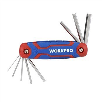 ชุดประแจหกเหลี่ยมแบบพับได้เมตริก