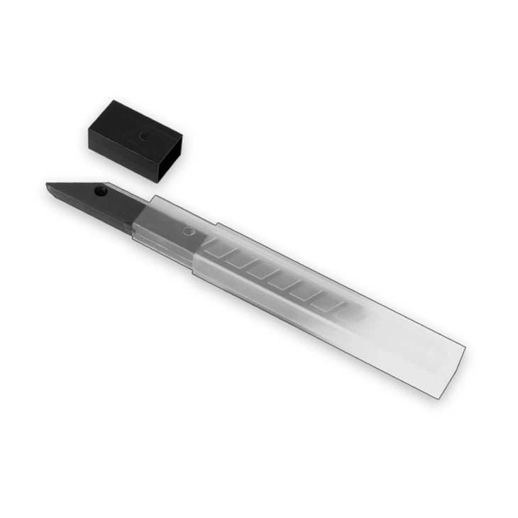 10PC 9MM 30° SNAP OFF BLADE BLACK