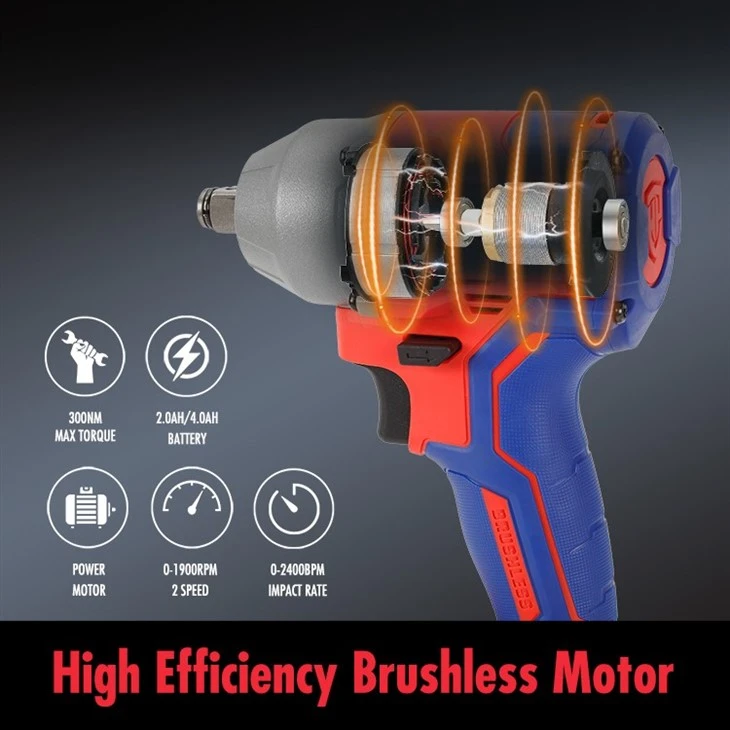 20V CORDLESS BRUSHLESS IMPACT WRENCH