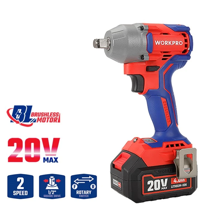 ประแจกระแทกไร้สายไร้แปรงถ่าน 20V