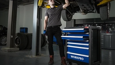 เพิ่มประสิทธิภาพและการจัดระเบียบสูงสุดด้วยตู้ลูกกลิ้ง WORKPRO 7-ลิ้นชัก