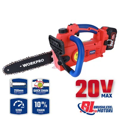 เลื่อยโซ่ไร้แปรงถ่าน 20V 10 นิ้ว