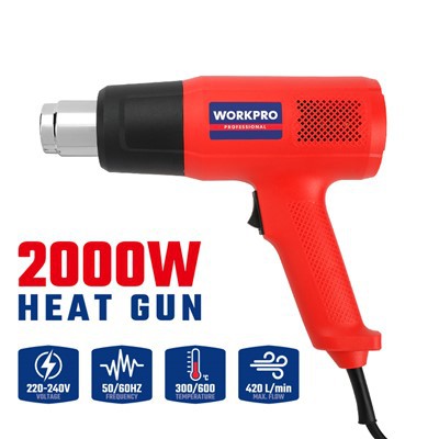 ปืนเป่าลมร้อน WORKPRO 2000W