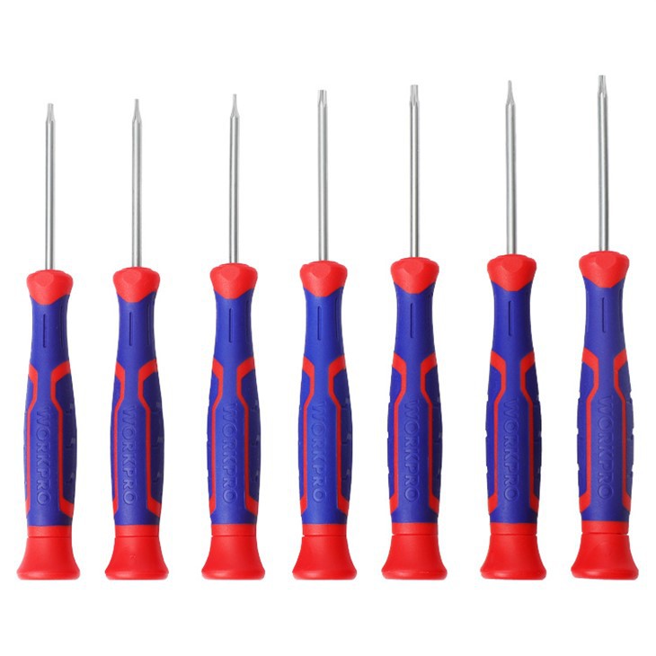 WORKPRO 7PC CR-ชุดไขควงแม่นยำ V (TORX)
